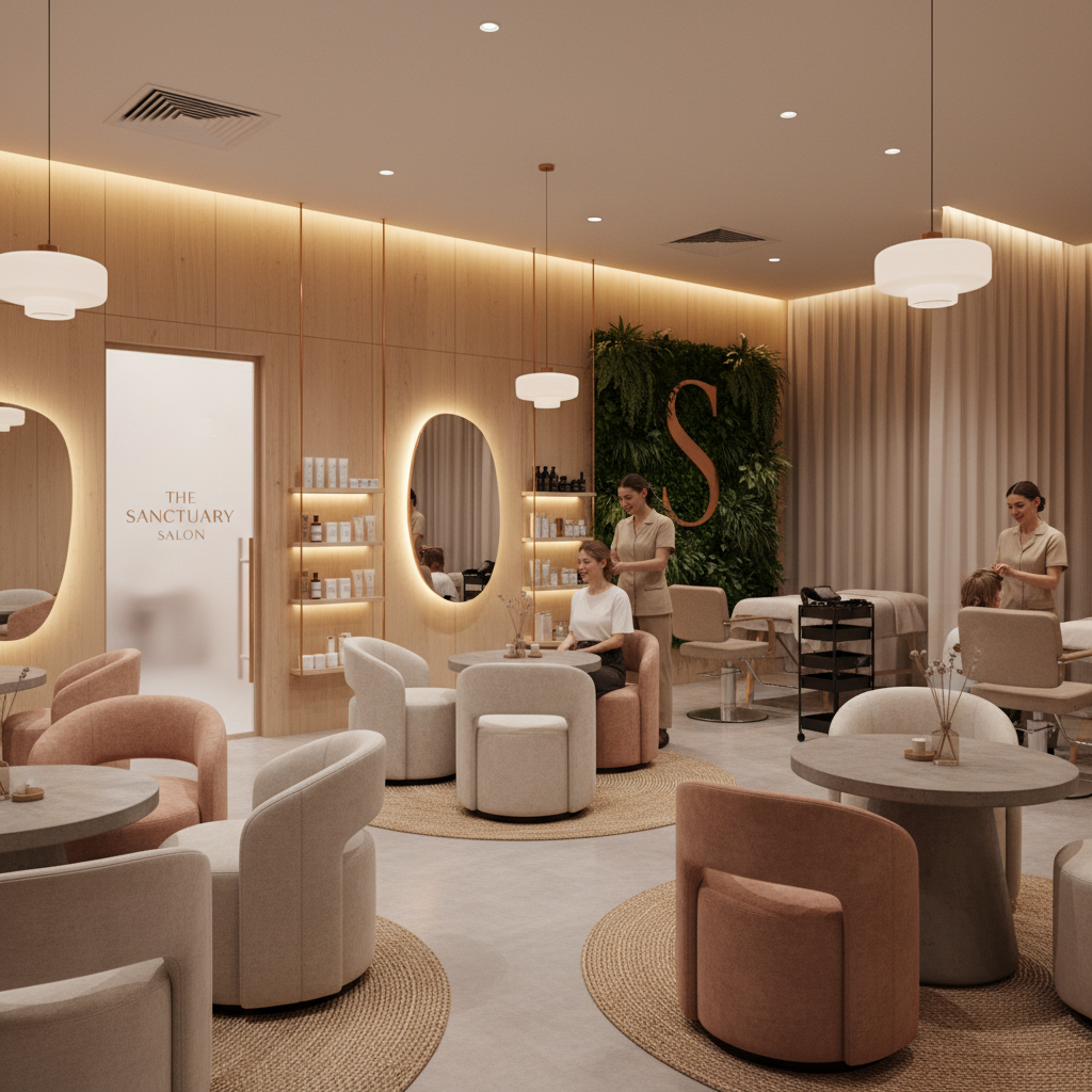 Friends Salon Interior